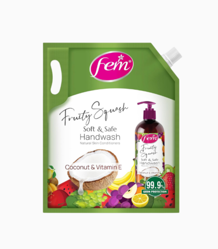 Fem Fruity Squash Soft & Safe Handwash - 1500ml